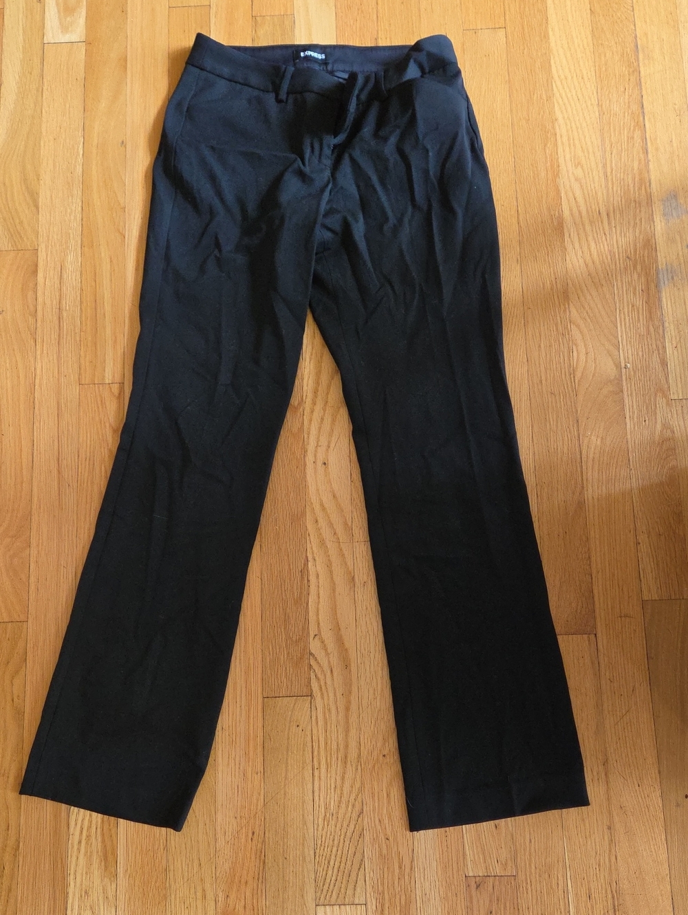 Express Black Barely Boot Cut Dress Pants